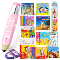 愛看屋3-5歲升級款粉色8G點(diǎn)讀筆套裝 點(diǎn)亮童年智慧，開啟趣味學(xué)習(xí)之旅